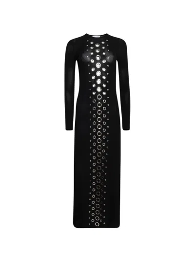 Rabanne Maxi Dress Black