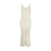 Rabanne Maxi Dress In Off-white