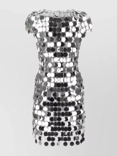 RABANNE MAXI ROBE À SEQUINS MINI