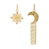Rabanne Medals Earrings In Gold
