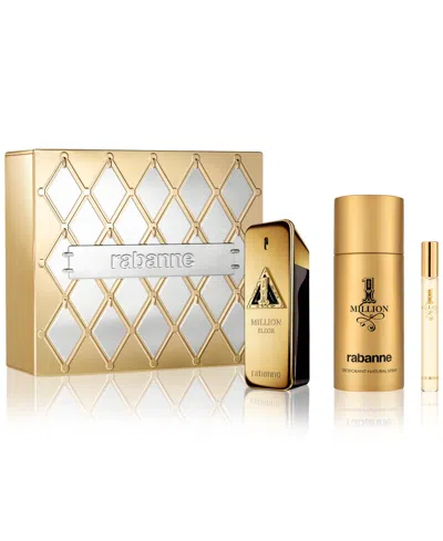Rabanne Men's 3-pc. 1 Million Elixir Parfum Intense Gift Set In No Color