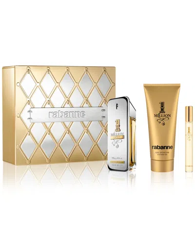 Rabanne Men's 3-pc. 1 Million Lucky Eau De Toilette Gift Set In No Color