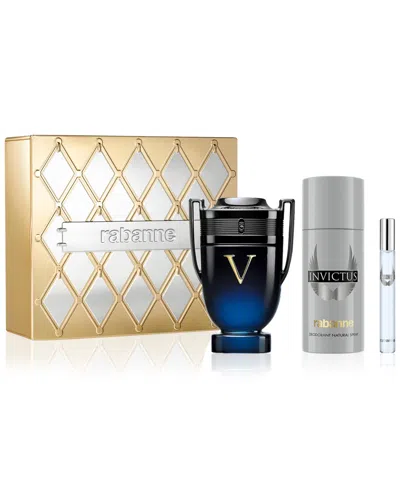 Rabanne Men's 3-pc. Invictus Victory Elixir Parfum Intense Gift Set