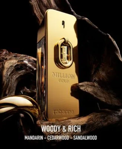 Rabanne Mens Million Gold Eau De Parfum Intense Fragrance Collection In No Color