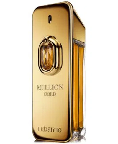 Rabanne Mens Million Gold Elixir Parfum Intense Fragrance Collection In Transparent