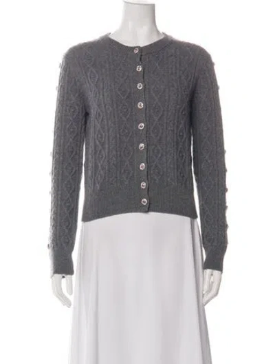 Pre-owned Rabanne Merino Wool Patterned Sweater W/ Tags In Green