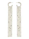 Rabanne Mesh Earrings In Neutral