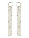 Rabanne Mesh Earrings In Neutral