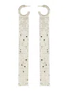 Rabanne Mesh Earrings In Neutral