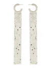 Rabanne Mesh Earrings In Neutral