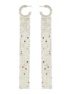 Rabanne Mesh Earrings In Neutral