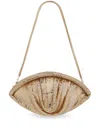 Rabanne Mesh Evening Clutch Bag In Gold