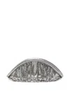 Rabanne Mesh Evening Clutch In Silber