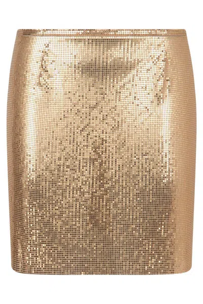 RABANNE RABANNE MESH KNIT SKIRT
