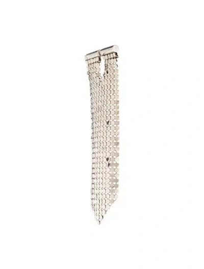 Pre-owned Rabanne Mesh Pixel Tie Single Drop Earring In Multicolor