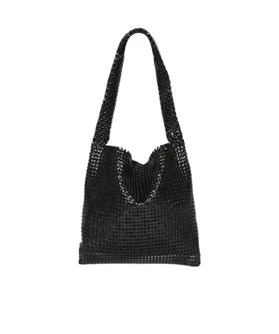 Rabanne Mesh Tote In Black