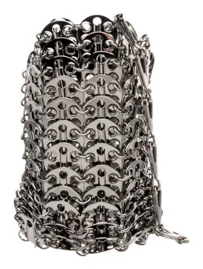 Pre-owned Rabanne Metal Backpack In Silver