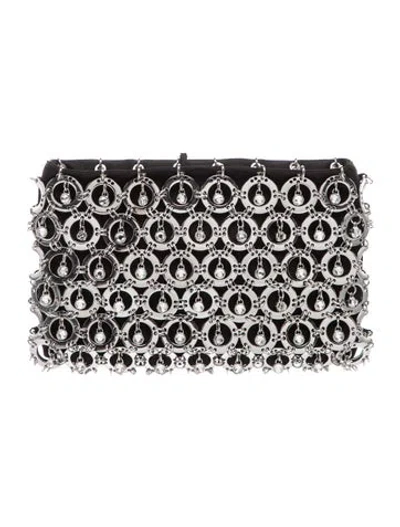 Pre-owned Rabanne Metal Clutch W/ Tags In Multicolor