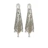 Rabanne Mini Mesh Pixel Rhinestone Earrings Accessories