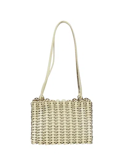 Rabanne Metal-embellishment Shoulder Bag In Neutral