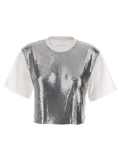 RABANNE RABANNE METAL MESH T-SHIRT