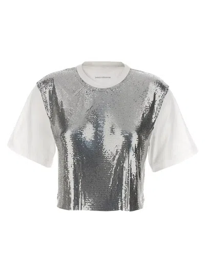 RABANNE RABANNE METAL MESH T-SHIRT