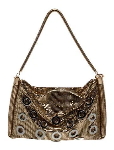 Pre-owned Rabanne Metal Shoulder Bag In Brown