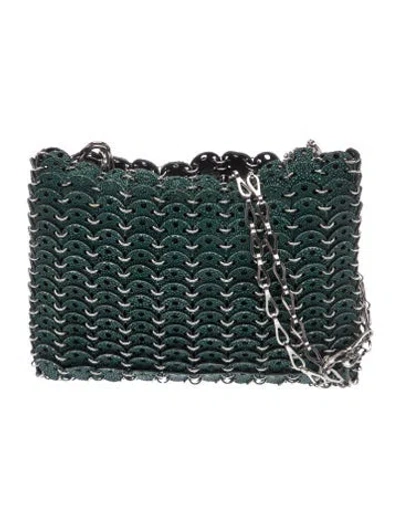 Pre-owned Rabanne Metal Shoulder Bag In Green