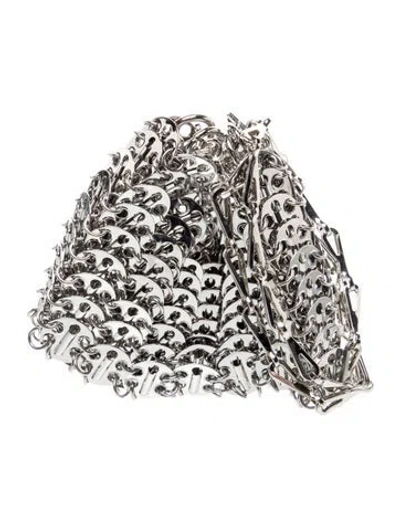 Pre-owned Rabanne Metal Shoulder Bag In Metallic/silver