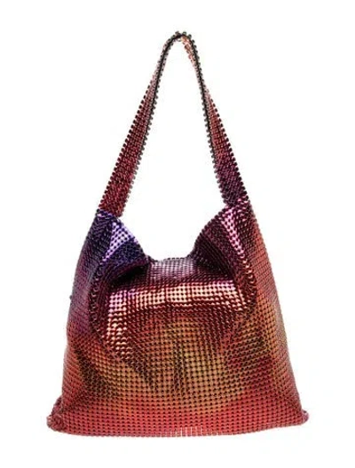 Pre-owned Rabanne Metal Shoulder Bag In Red