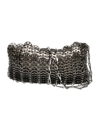 Pre-owned Rabanne Metal Shoulder Bag In Silver