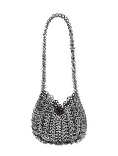 Pre-owned Rabanne Metal Shoulder Bag W/ Tags In Gray