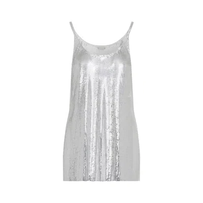 Rabanne Metallic Aluminium Topwear In Gray