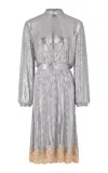 Rabanne Metallic Knee-length Dress In Silver