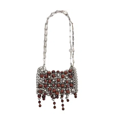 Rabanne Metallic One-shoulder Bag In Multi