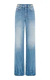 Rabanne Mid-rise Denim Straight-leg Jeans In Medium Wash