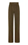 Rabanne Mid-rise Straight-leg Pants In Neutral