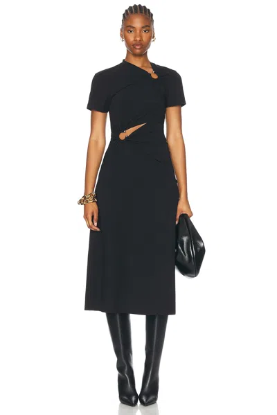 Rabanne Midi Dress In Black