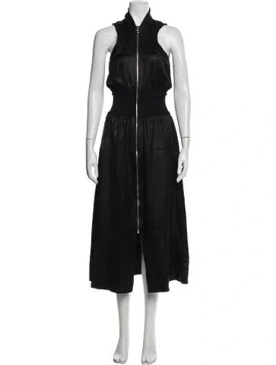 Pre-owned Rabanne Midi Length Dress In Black