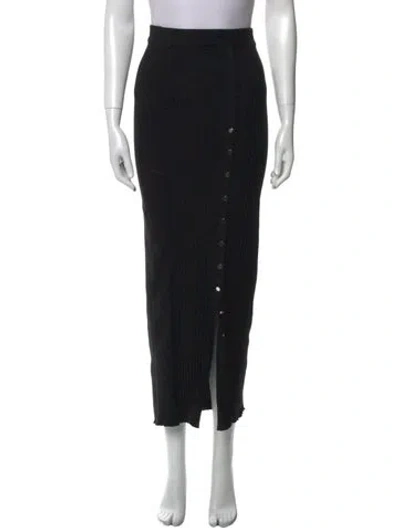 Pre-owned Rabanne Midi Length Skirt In Black