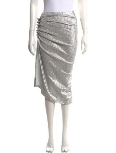 Pre-owned Rabanne Midi Length Skirt In Gold