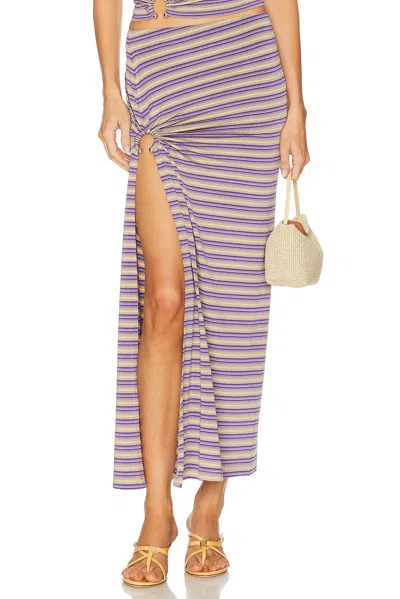 Rabanne Midi Skirt In Multi