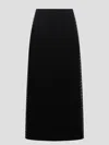 Rabanne Midi Skirt With Rhinestones