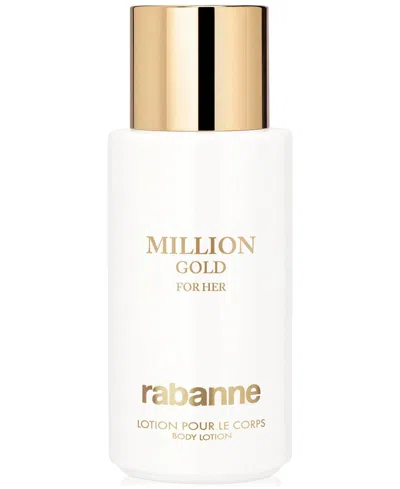 Rabanne Million Gold For Her Perfumed Body Lotion, 6.8 Oz. In No Color