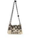 Rabanne Mini 1969 Disc Shoulder Bag In Gold