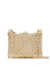 Rabanne Gold Iconic 1969 Nano Bag