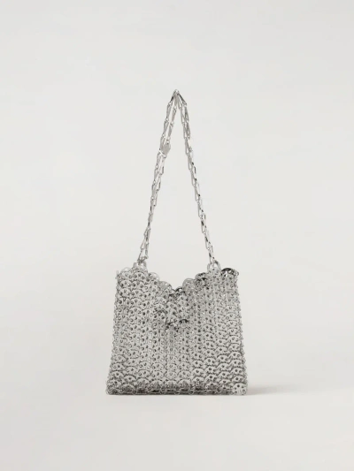 Rabanne Shoulder Bag  Woman In Silver