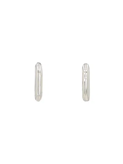 Rabanne Mini Chic Statement Earrings In Metallic