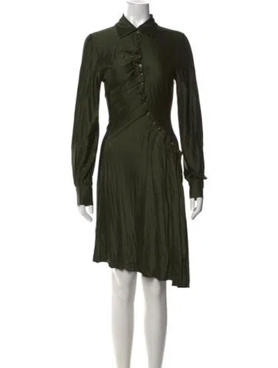 Pre-owned Rabanne Mini Dress In Green
