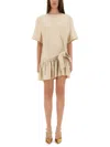 Rabanne Mini Dress With Playful Bow Detail